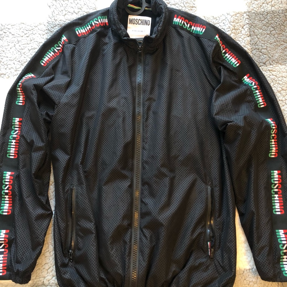 Moschino Jacket (waterproof), black, Size 40
